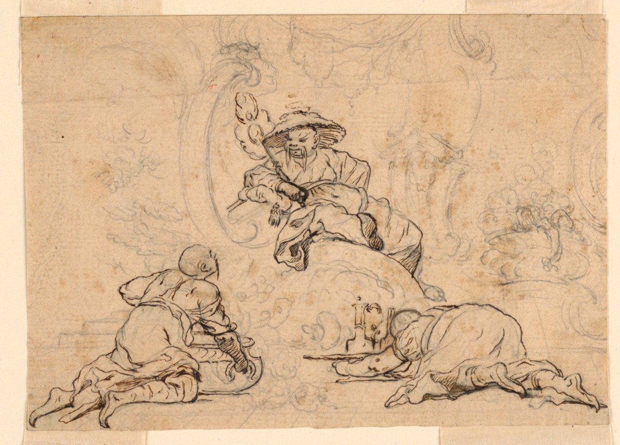 Designs for Chinoiserie Ornament alkotó: François Boucher