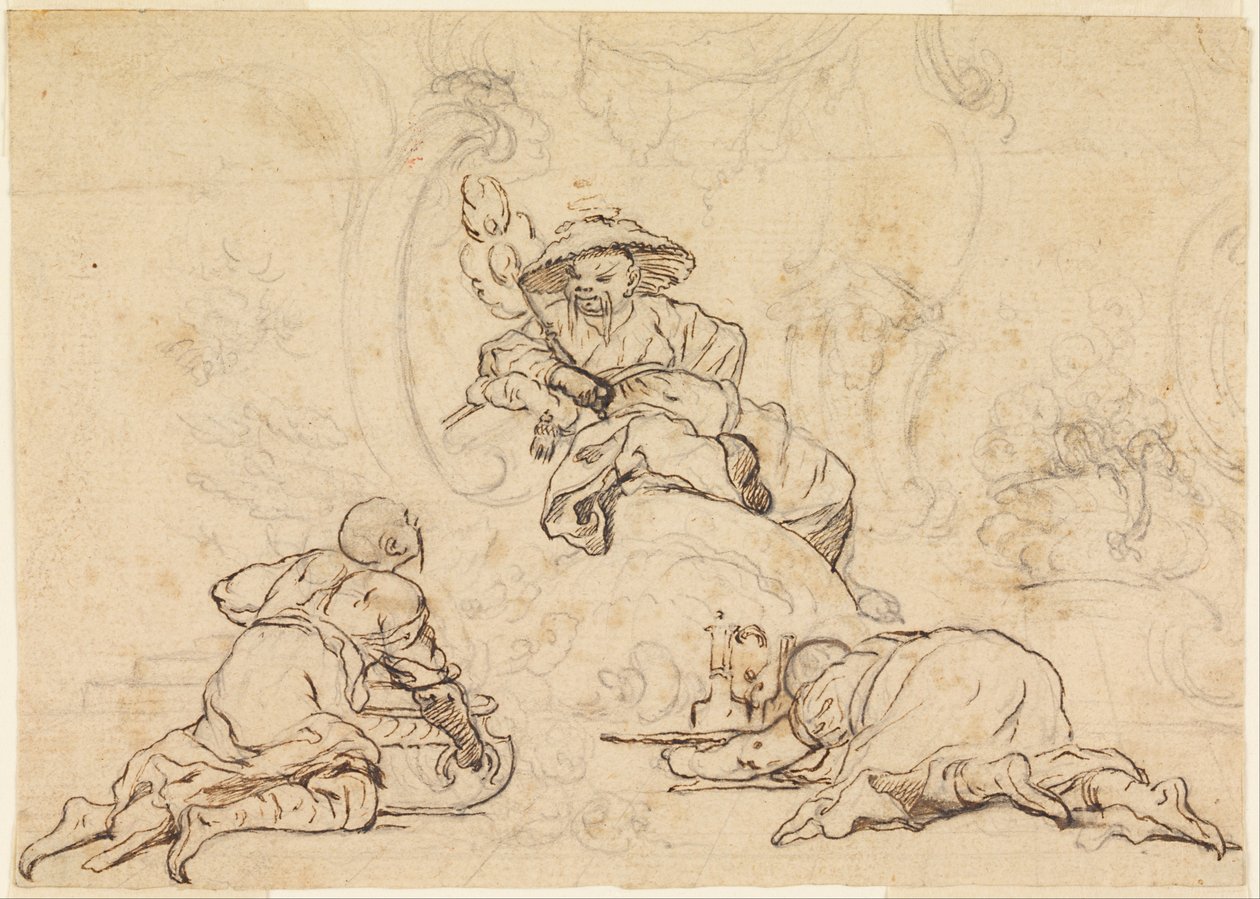 Designs for Chinoiserie Ornament alkotó: François Boucher