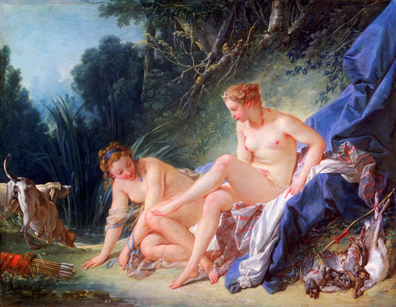 Diana kiszáll a fürdőjéből, 1742 alkotó: François Boucher