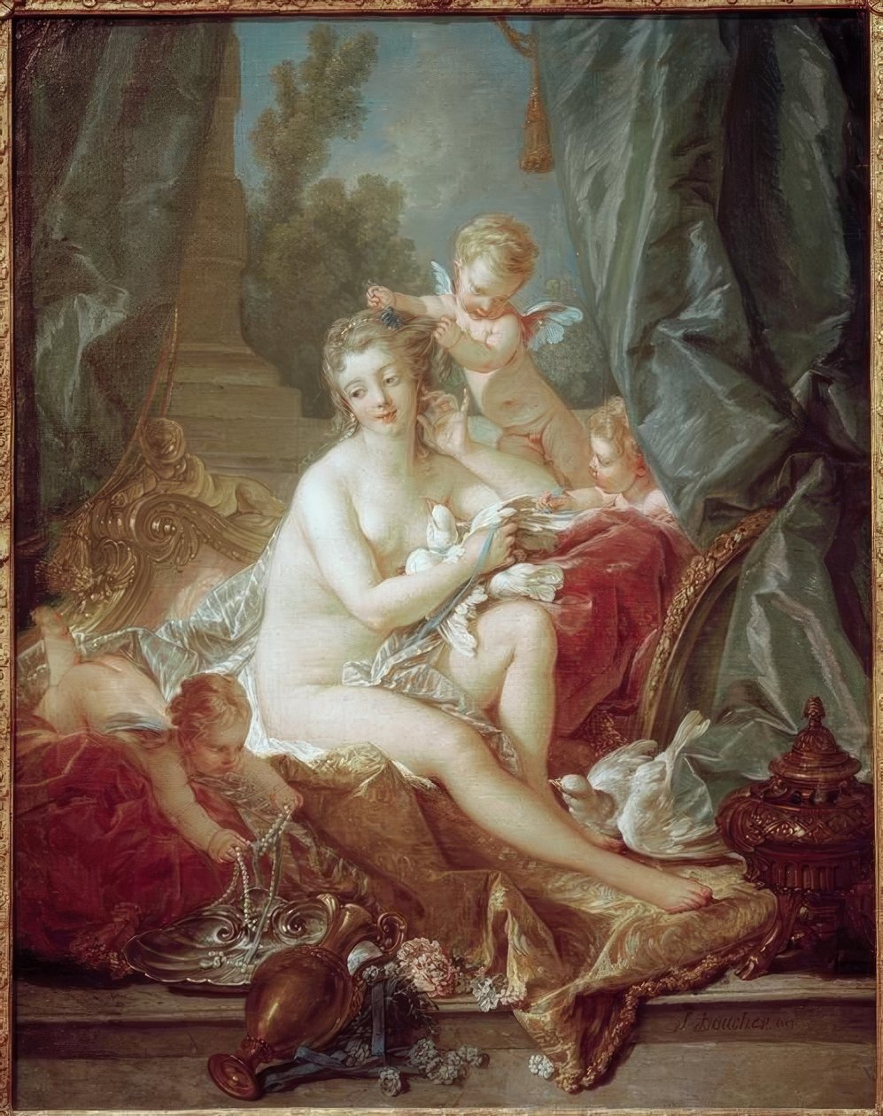 Vénusz vécéje alkotó: François Boucher