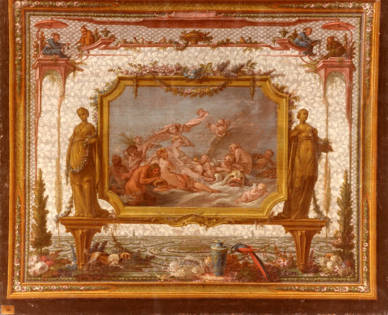 François BOUCHER, Maurice JACQUES - A TAPESTRIA MINTÁJA. Vénusz a vízen, GOB-28-001 alkotó: François Boucher