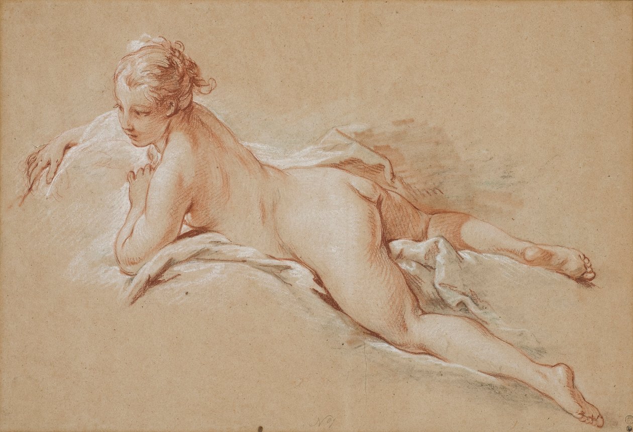 Francia: Hasra fekvő nő alkotó: François Boucher