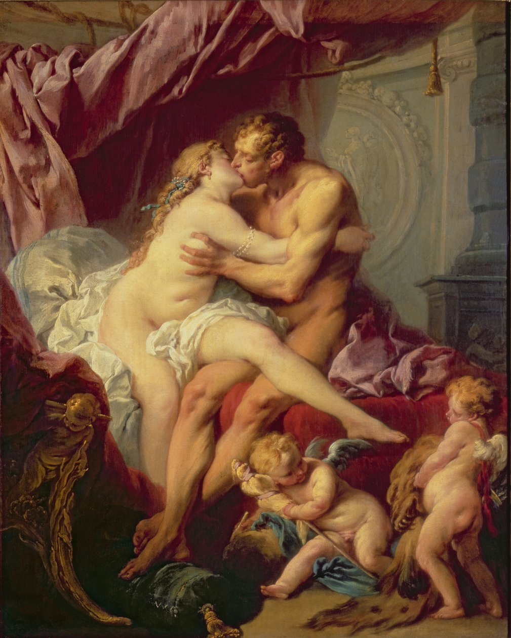 Herkules és Omphale alkotó: François Boucher