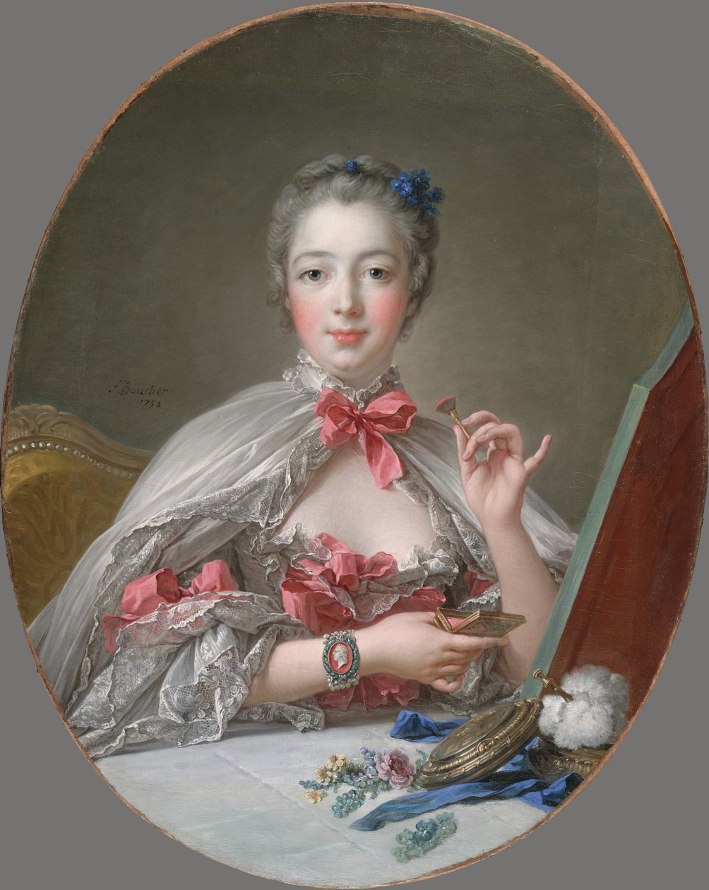Jeanne-Antoinette Poisson, Pompadour márkinője alkotó: François Boucher