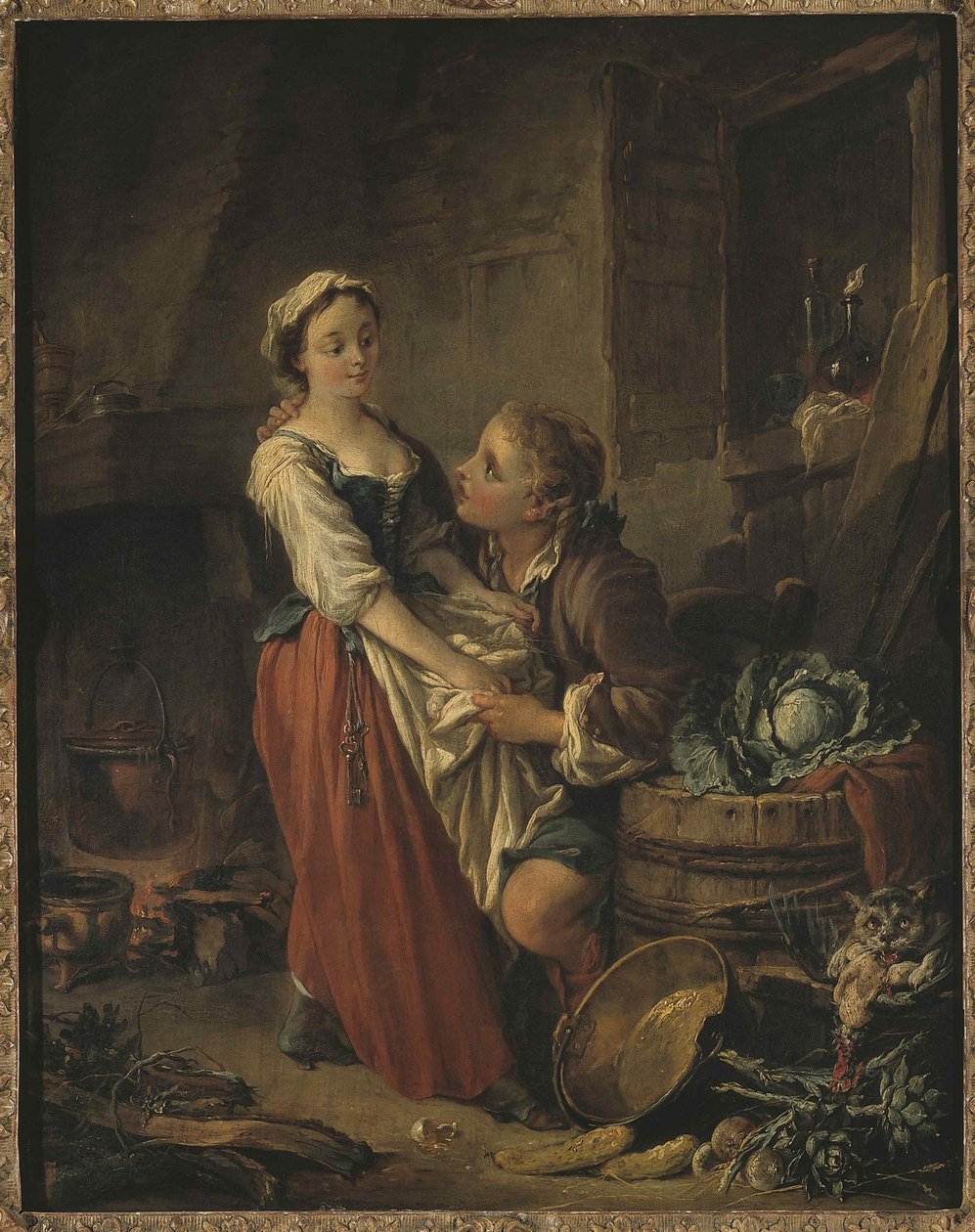 A szép szakács, 1735. alkotó: François Boucher