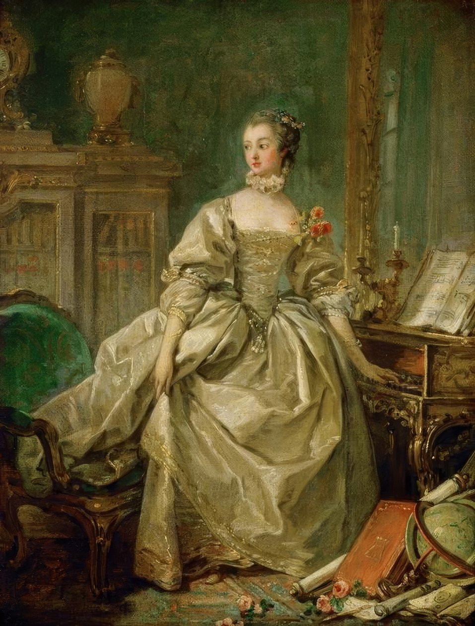 Pompadour márkiné alkotó: François Boucher