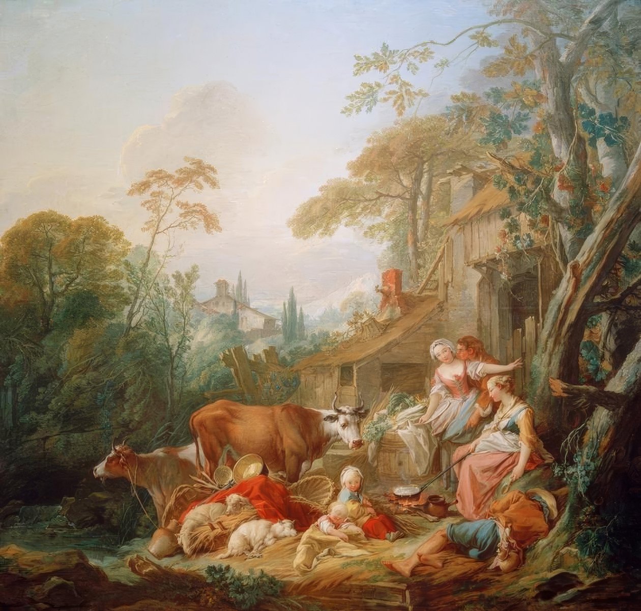 Vidéki idill alkotó: François Boucher