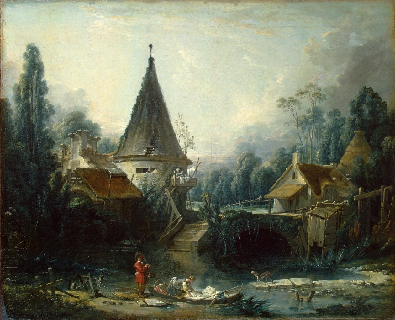 Tájkép Beauvais közelében alkotó: François Boucher