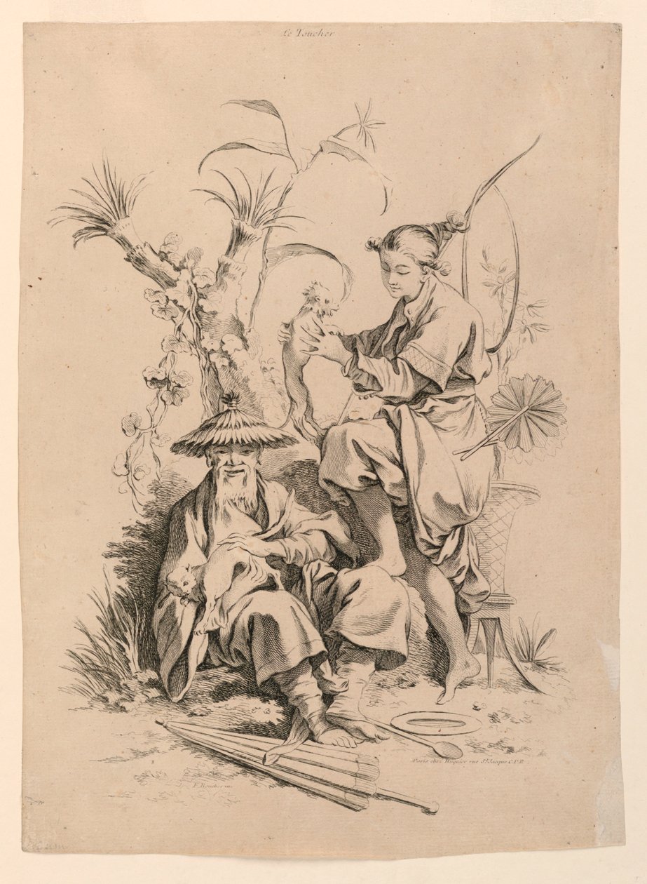 Le Toucher (Touch) a Les Cinq Senses (The Five Senses) sorozatból alkotó: François Boucher
