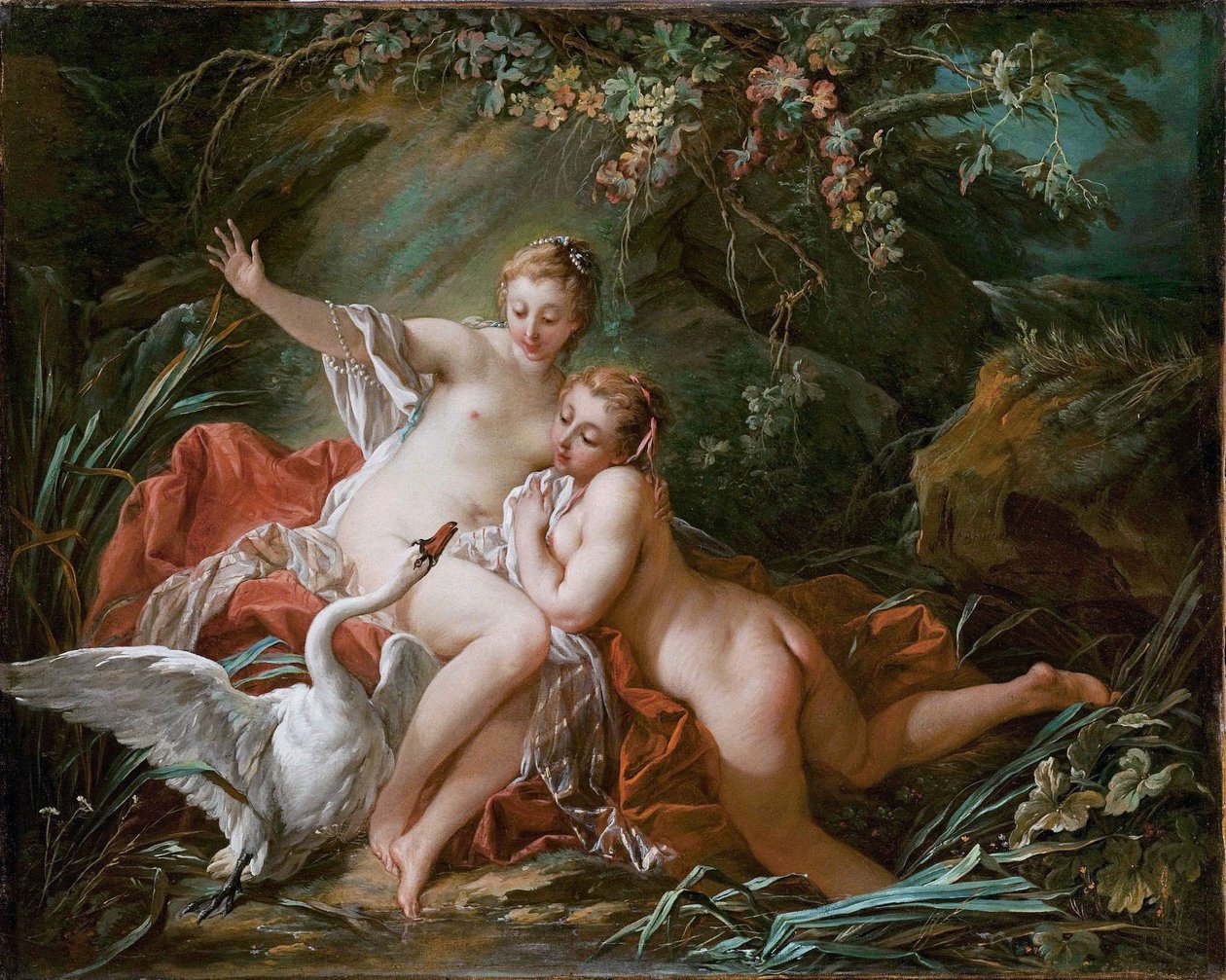 Léda és a hattyú alkotó: François Boucher
