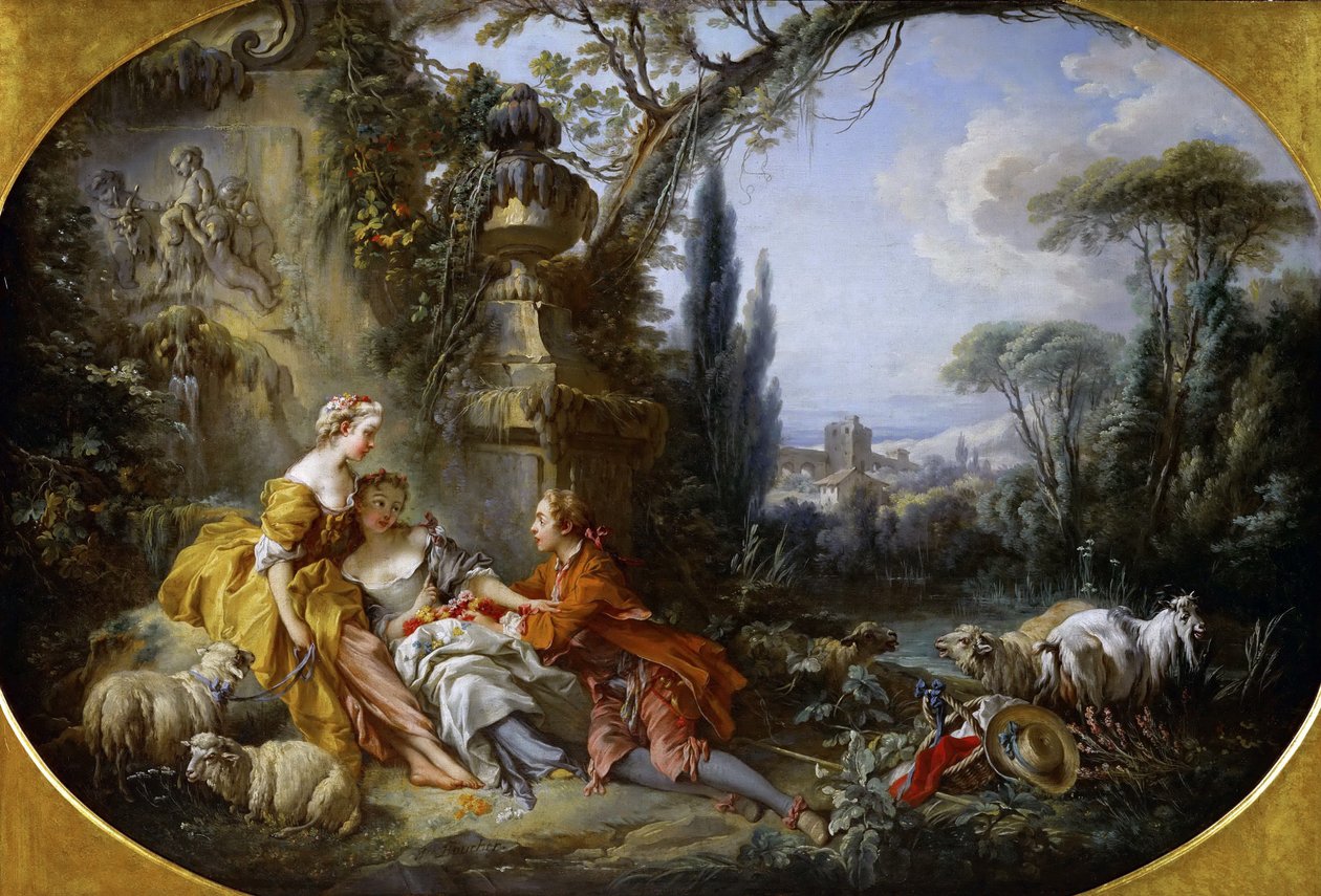 A vidéki élet varázsa A vidéki élet örömei alkotó: François Boucher