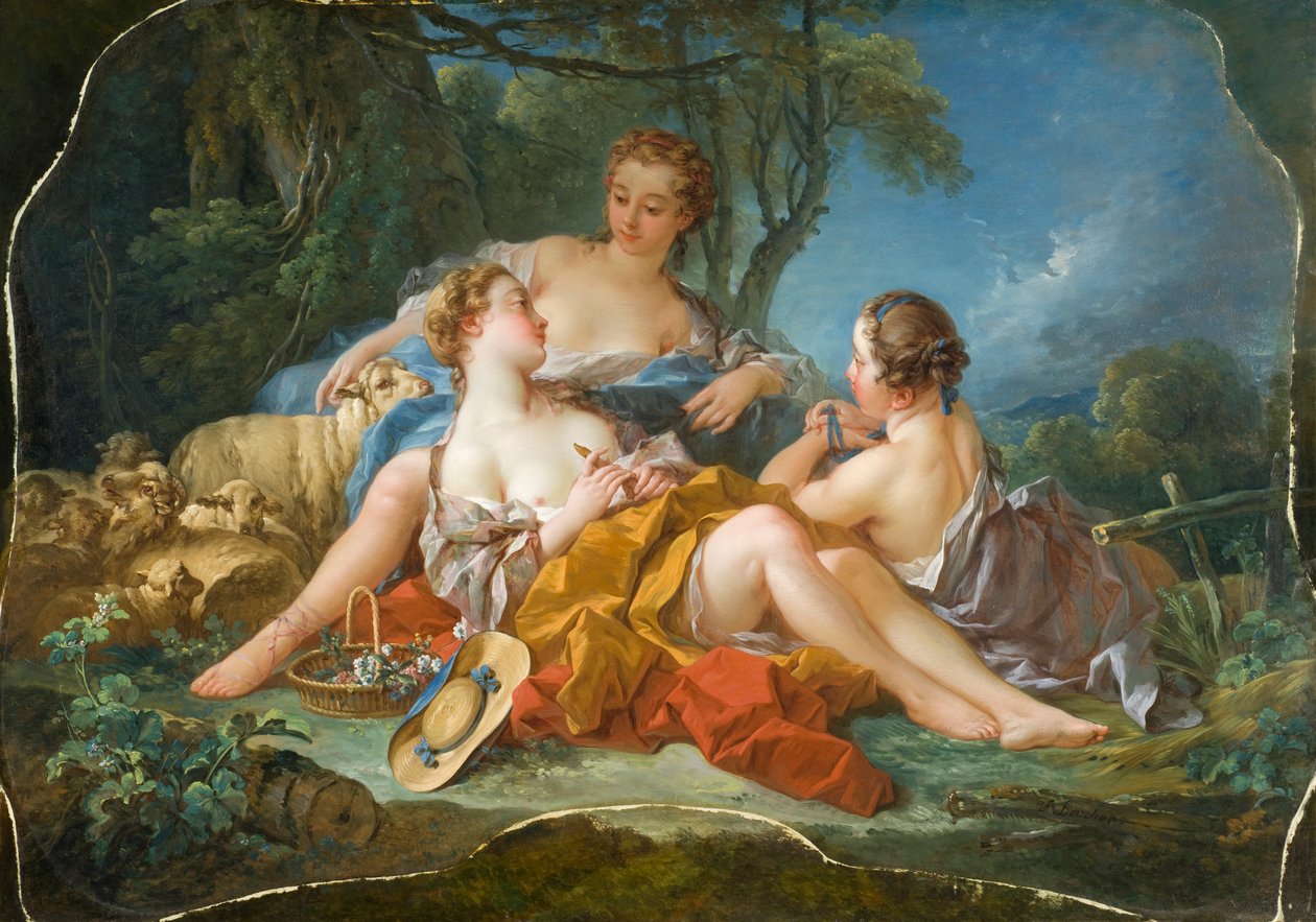 A lelkipásztori bizalom, 1745 körül alkotó: François Boucher