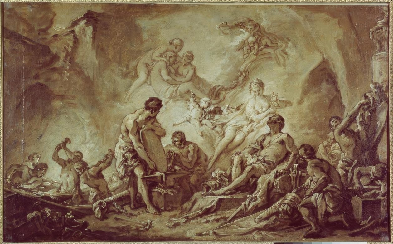 Vulkán kovácsai alkotó: François Boucher