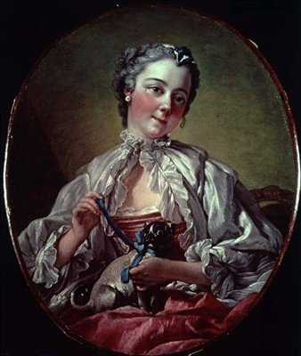 Madame Boucher, 1743 körül (olaj, vászon) alkotó: François Boucher