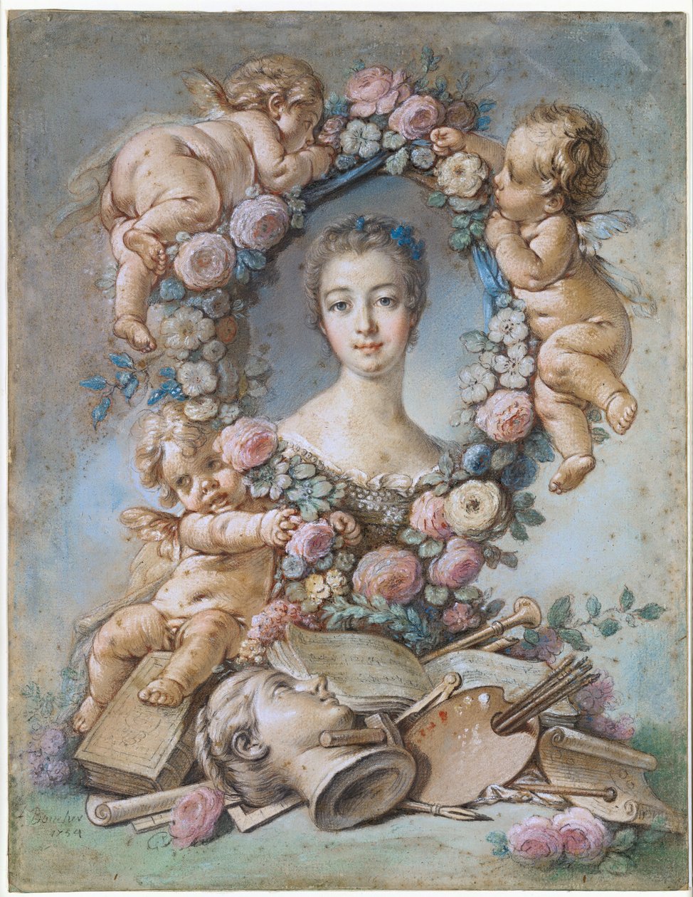 Madame de Pompadour alkotó: François Boucher