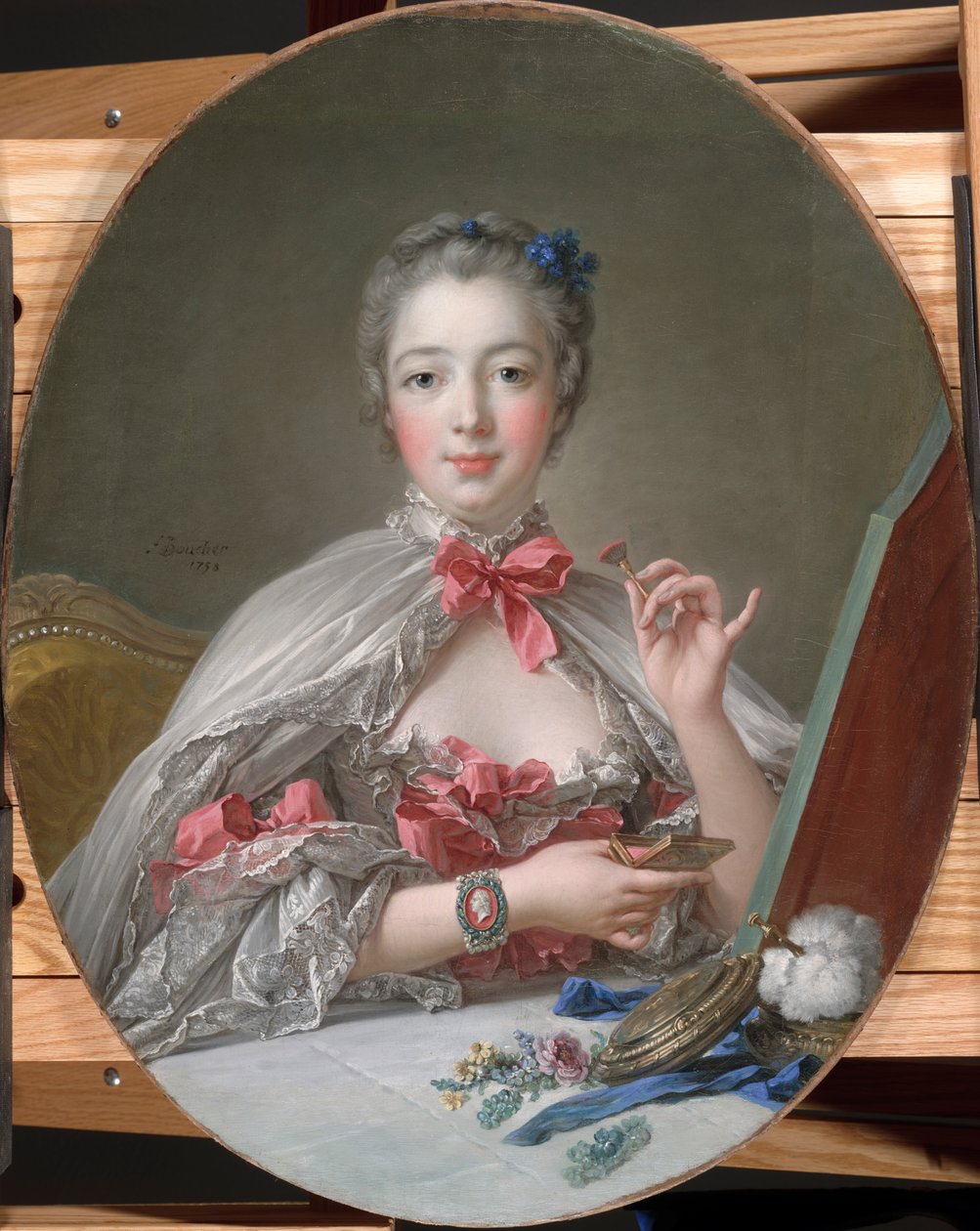 Madame de Pompadour a WC-jében, 1760 körül alkotó: François Boucher