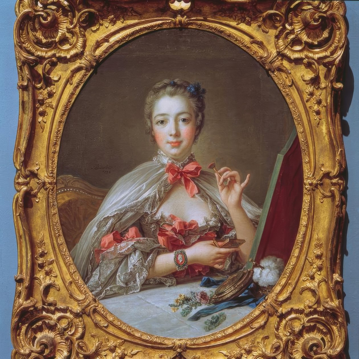 Madame de Pompadour a WC-nél. alkotó: François Boucher