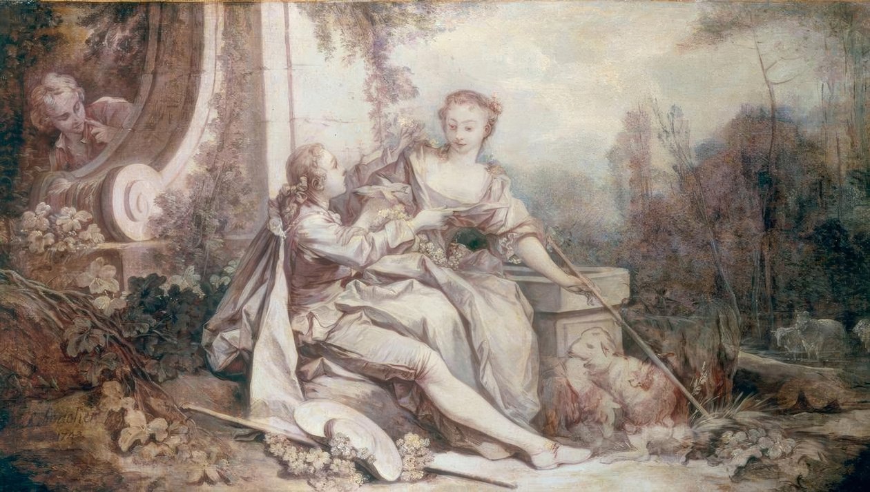 Garland pásztor alkotó: François Boucher