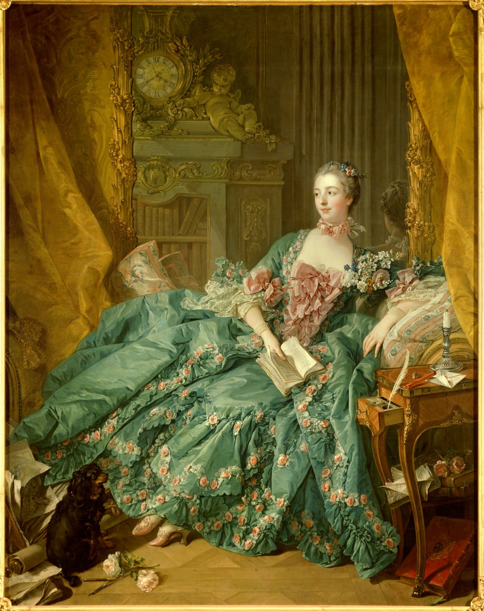 Jeanne Antoinette Poisson, Pompadour márkinő portréja alkotó: François Boucher