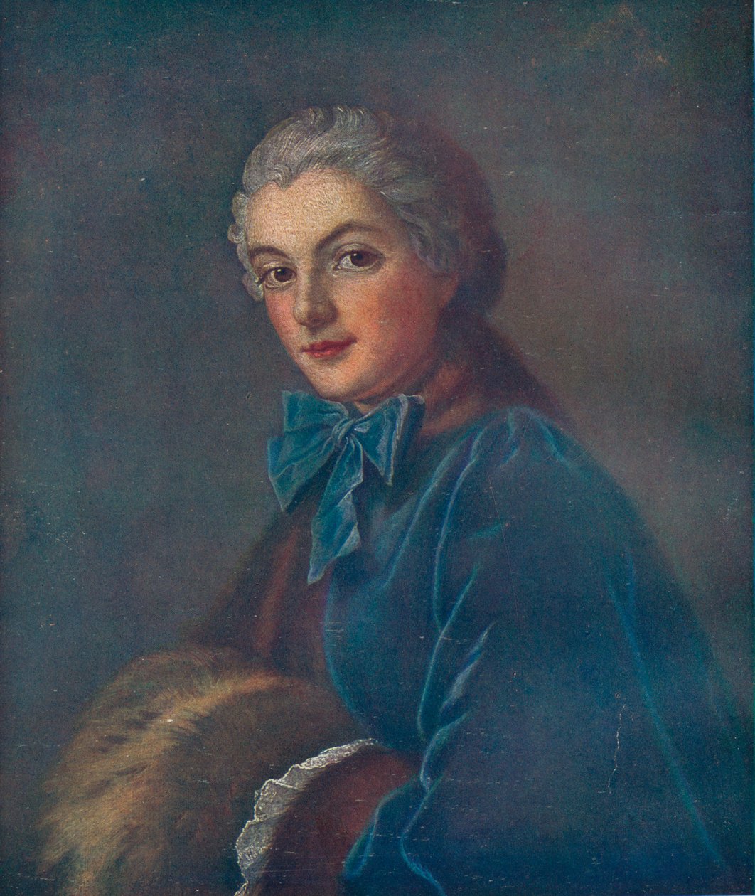 Fiatal nő portréja, 18. század alkotó: François Boucher