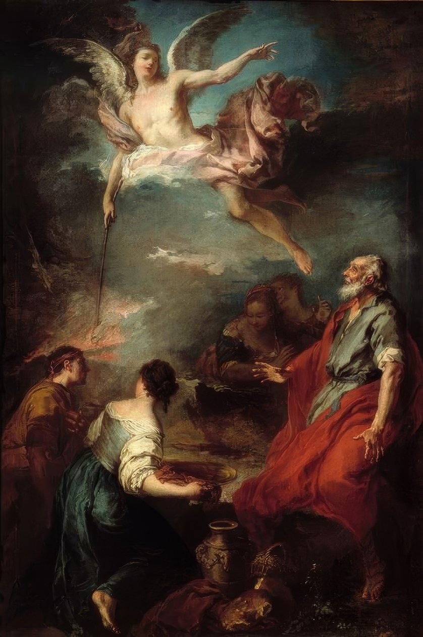 Gideon áldozata alkotó: François Boucher