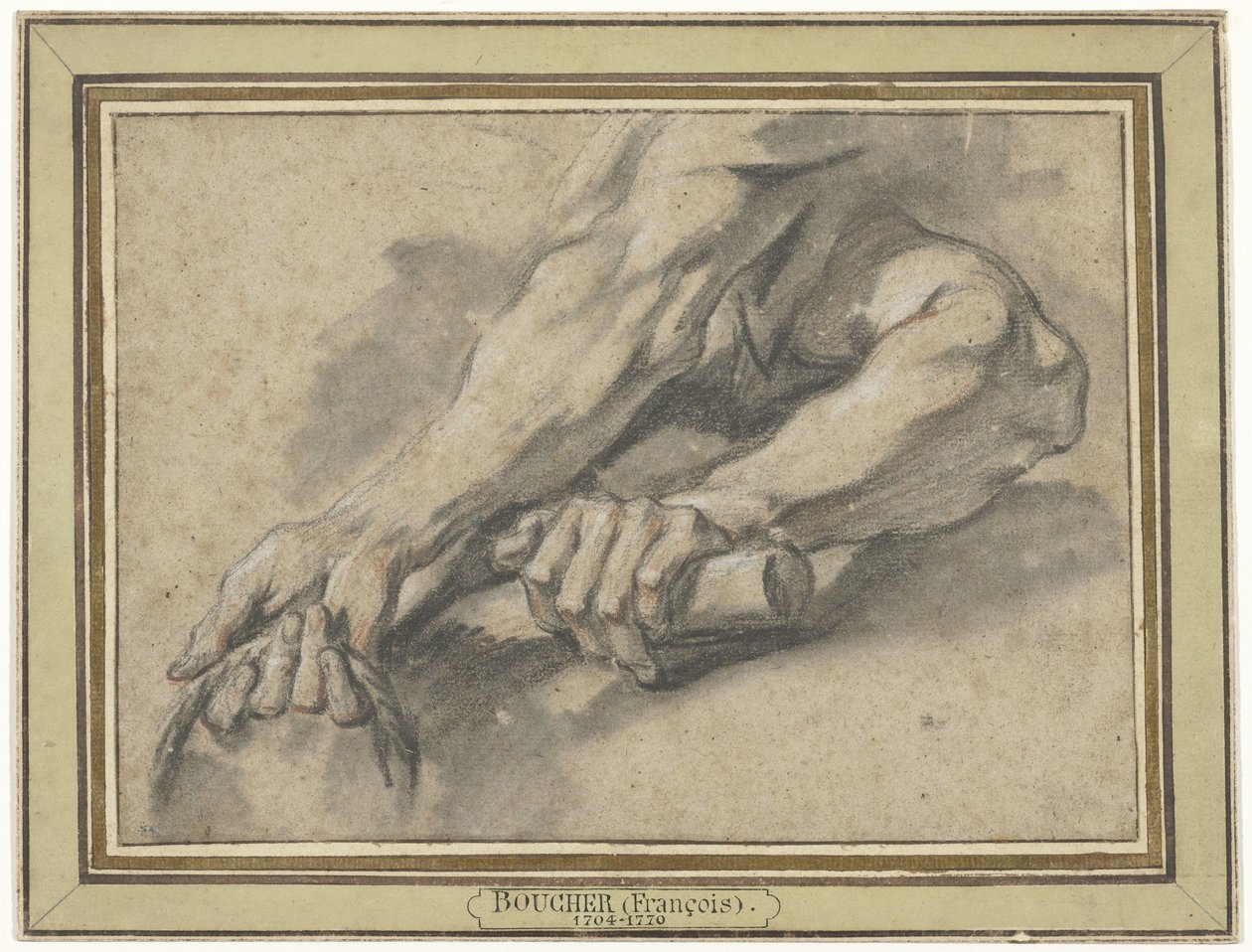 Két alkar vizsgálata alkotó: François Boucher