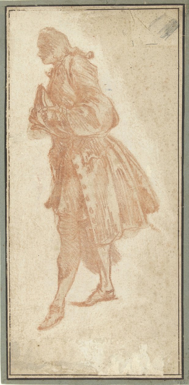 Tanulmány Philinte számára Terv a Le Mizantróp illusztrációjához, Molière műveinek 1734-es kiadásából (III. kötet, 341. o.) (sorozat címe) alkotó: François Boucher