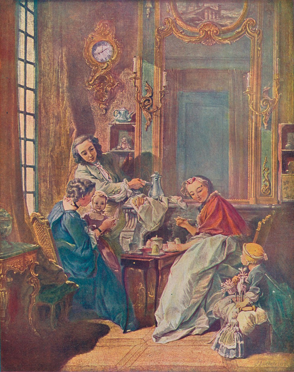 A délutáni étkezés, 1739 alkotó: François Boucher