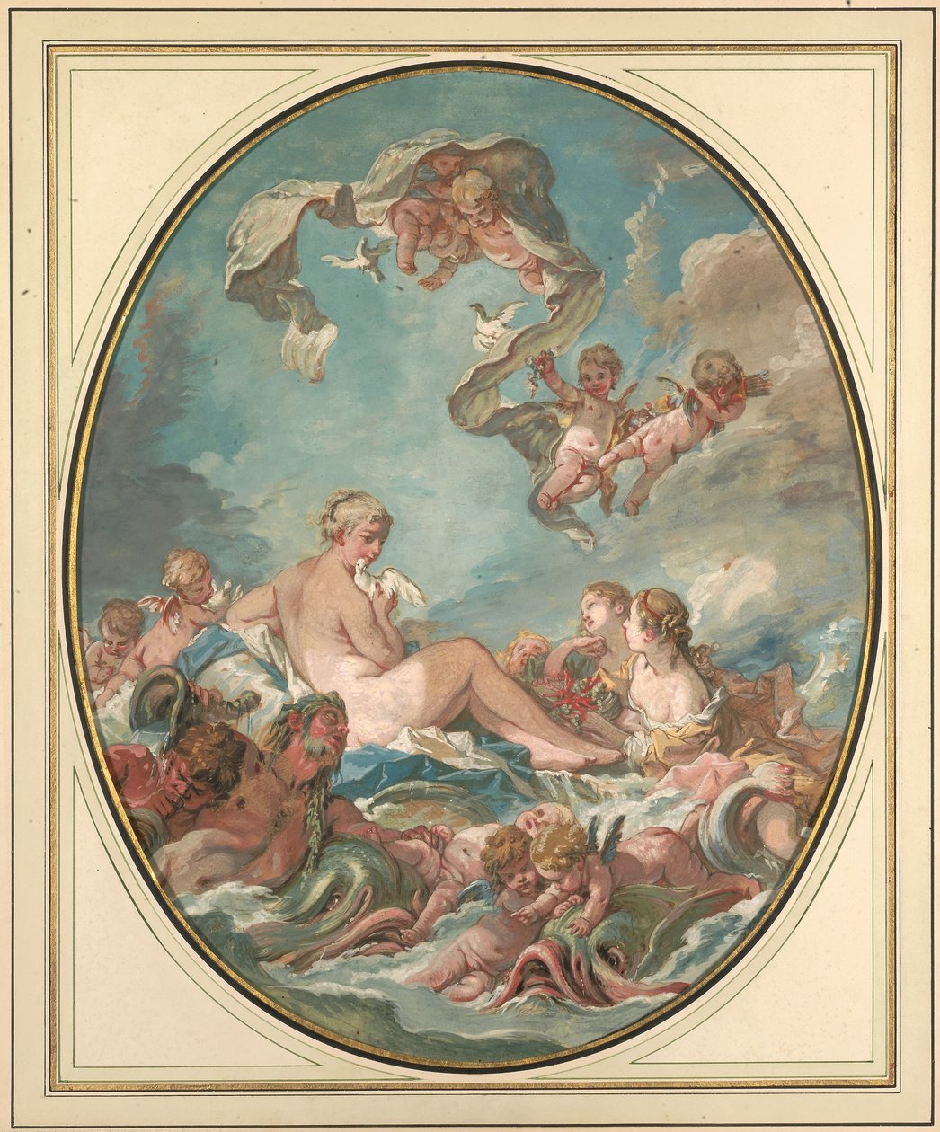 A Vénusz születése és diadala alkotó: François Boucher