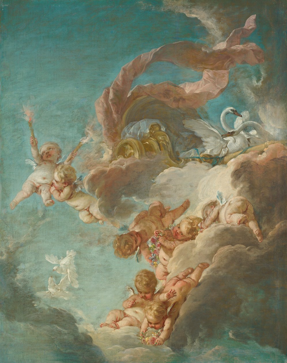 A Vénusz szekere alkotó: François Boucher