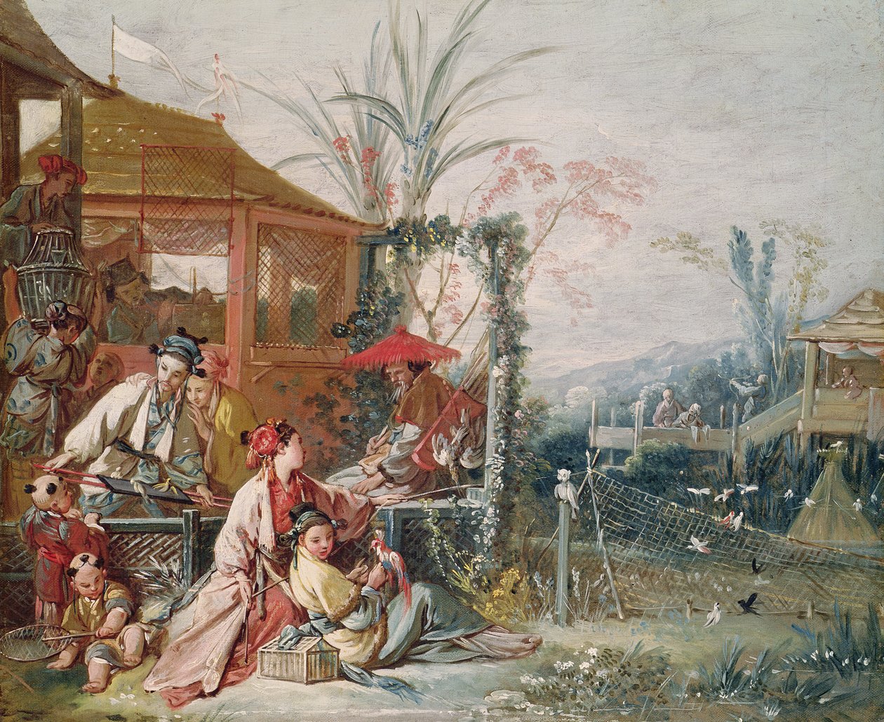 A kínai vadászat, 1742 körül alkotó: François Boucher