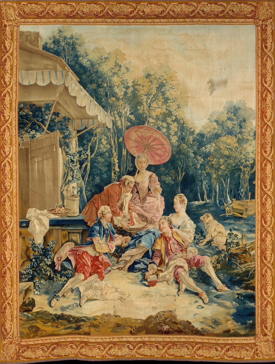 Összeállítás az olasz falusi jelenetek sorozatából alkotó: François Boucher