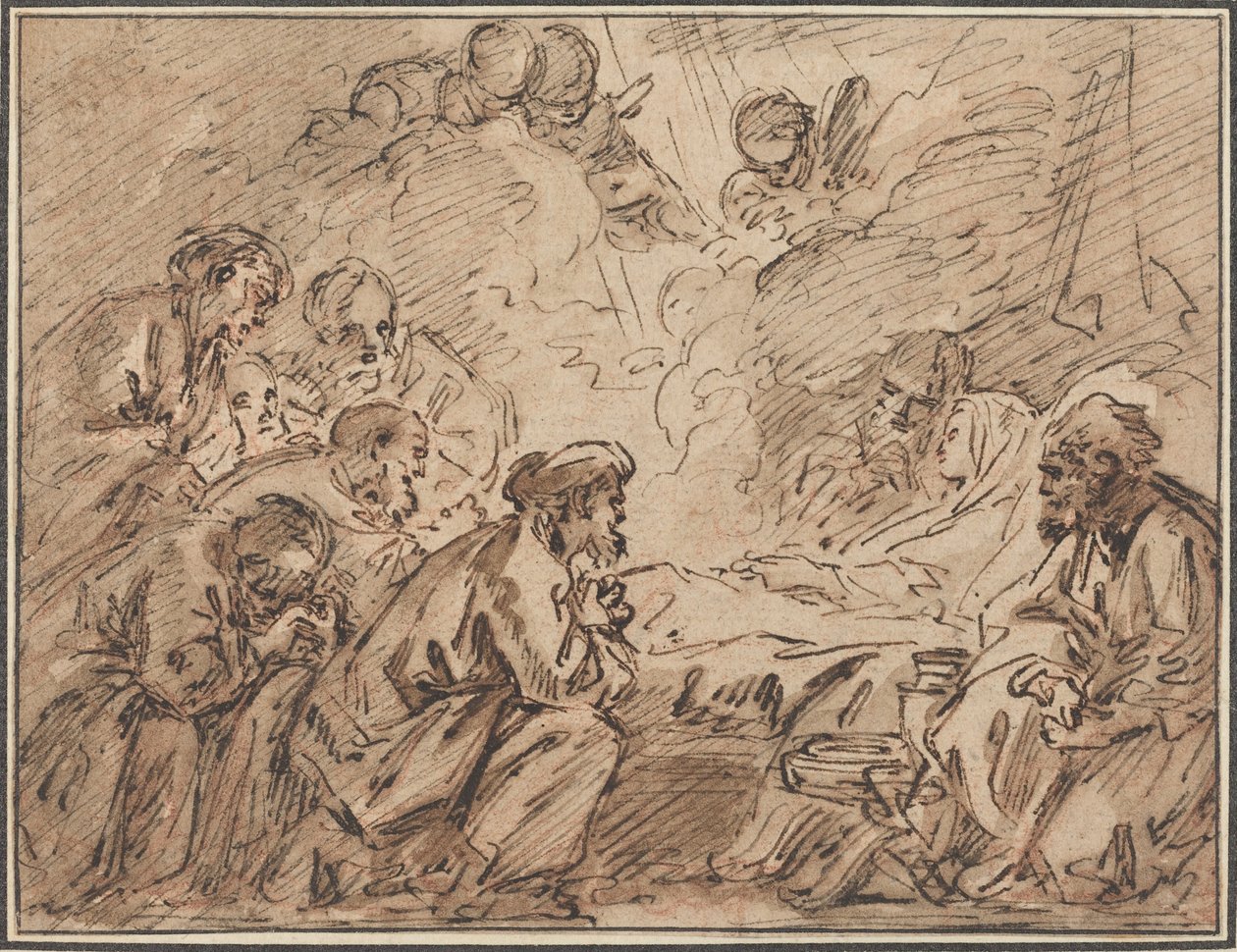 A Szűz halála alkotó: François Boucher