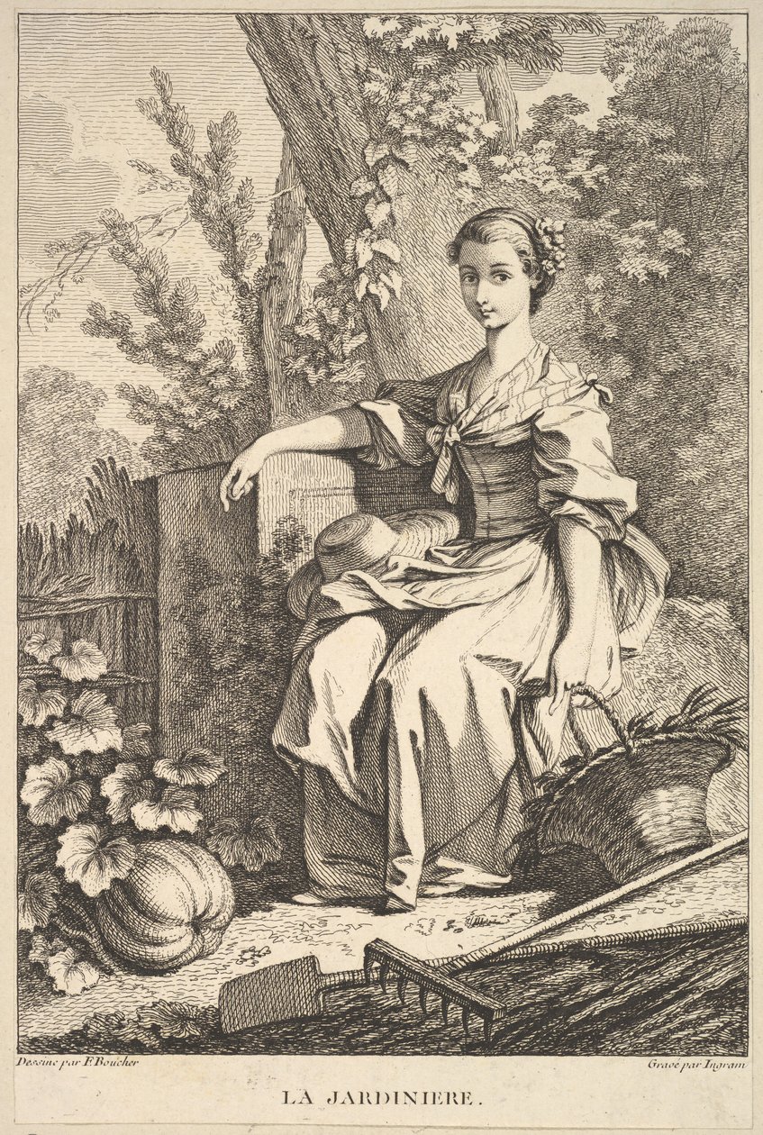 A kertész, 1741-63. alkotó: François Boucher