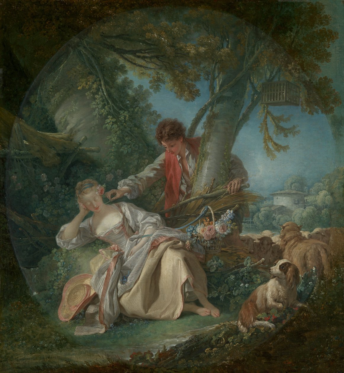 A megszakított alvás, 1750. alkotó: François Boucher