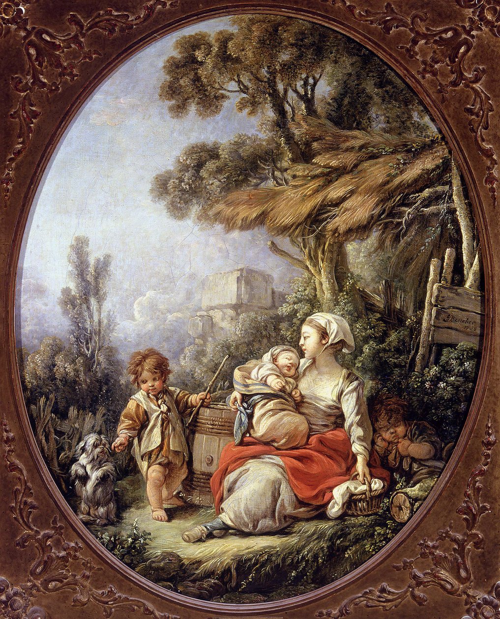 A kiskutyák táncolnak alkotó: François Boucher