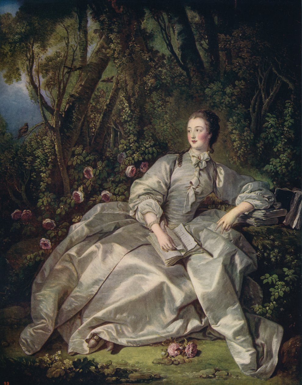 De Pompadour márki, 1758, 1915 alkotó: François Boucher