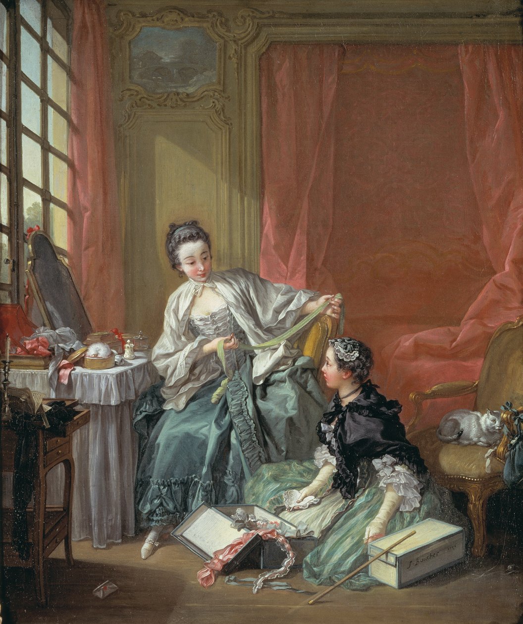 The Milliner, 1746 alkotó: François Boucher