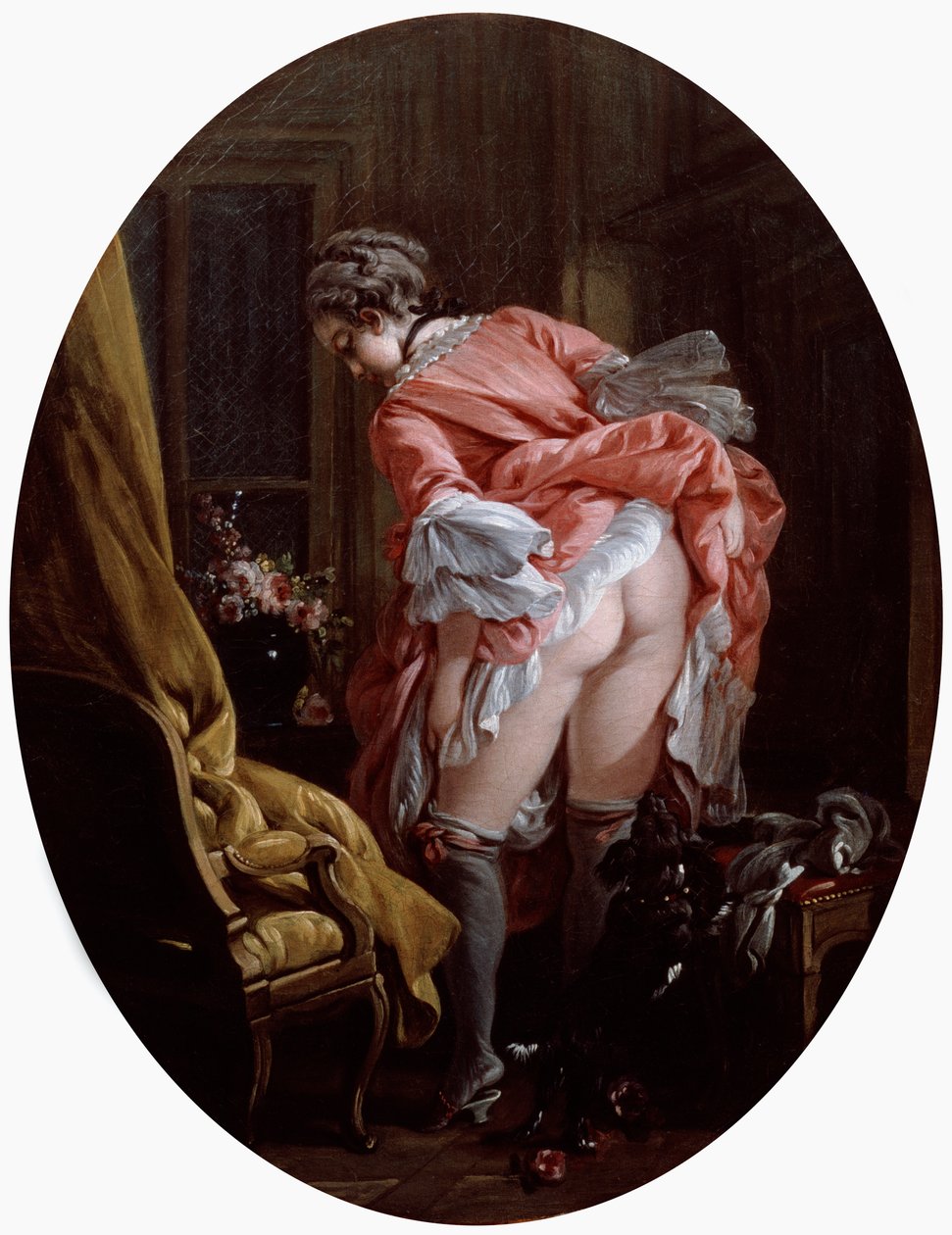 A megemelt szoknya, 1742 alkotó: François Boucher