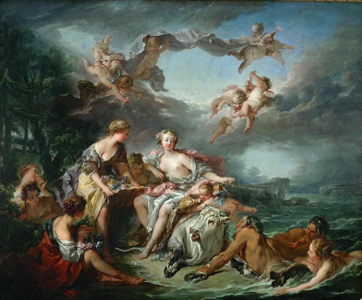 Európa megerőszakolása alkotó: François Boucher