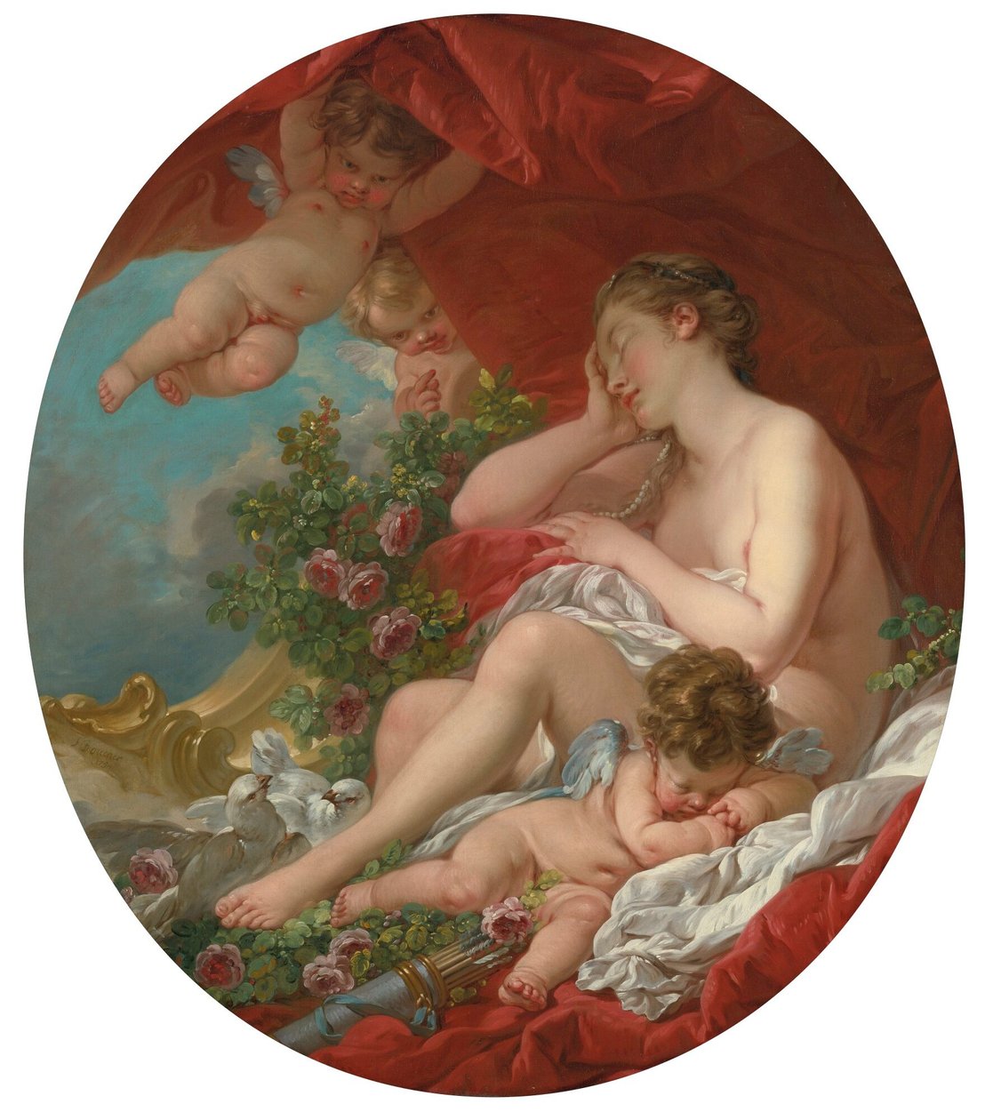 A Vénusz alvása alkotó: François Boucher