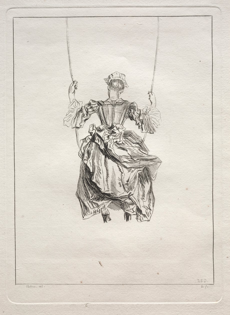 A hinta. alkotó: François Boucher