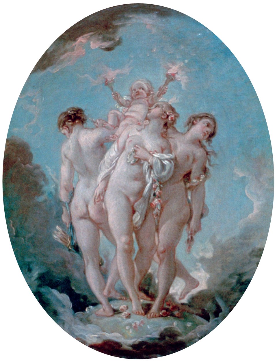 A három grácia, 1725-1770 alkotó: François Boucher