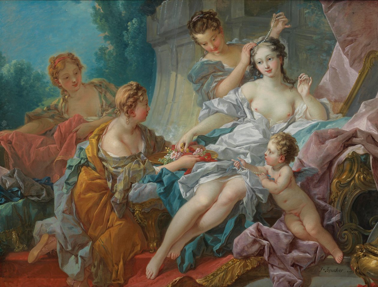 Vénusz vécéje, 1746 alkotó: François Boucher