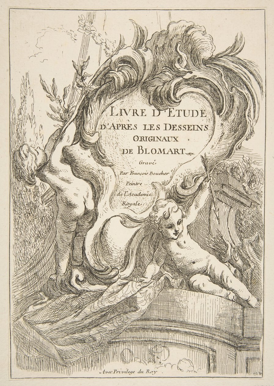 Címlap, 1753. alkotó: François Boucher
