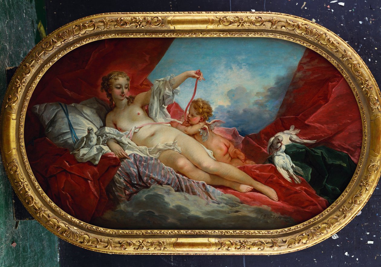 Vénusz és Ámor alkotó: François Boucher