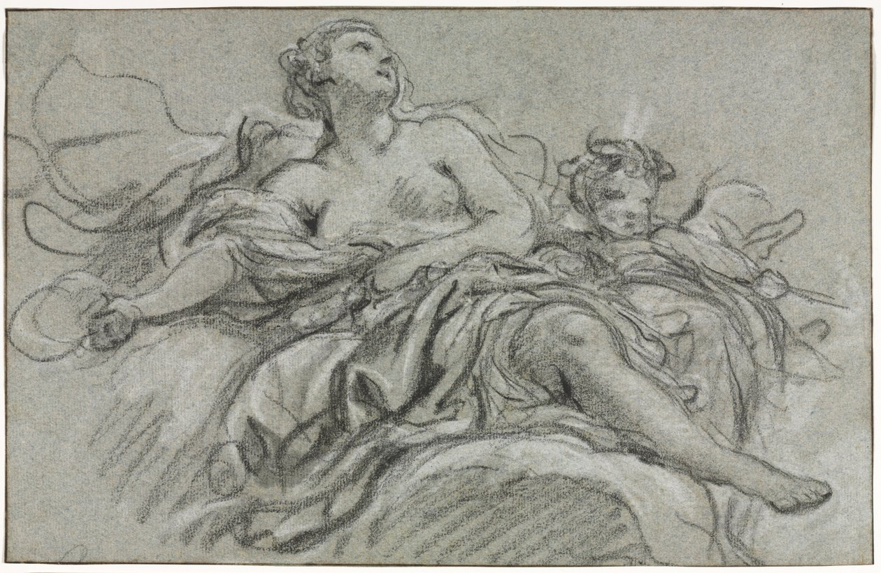 Vénusz és Ámor, 18. század második vagy harmadik negyede. alkotó: François Boucher
