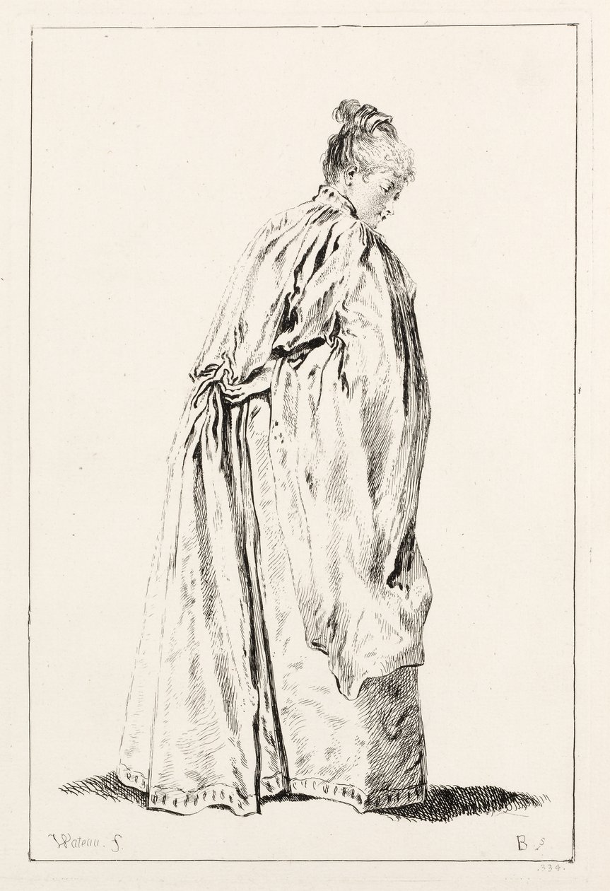 álló nő alkotó: François Boucher