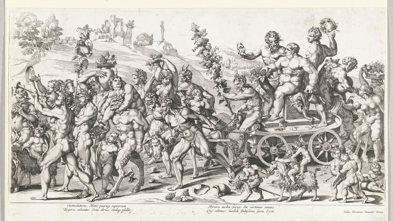 Bacchus diadala, jobb fele alkotó: François Chauveau (attributed to)