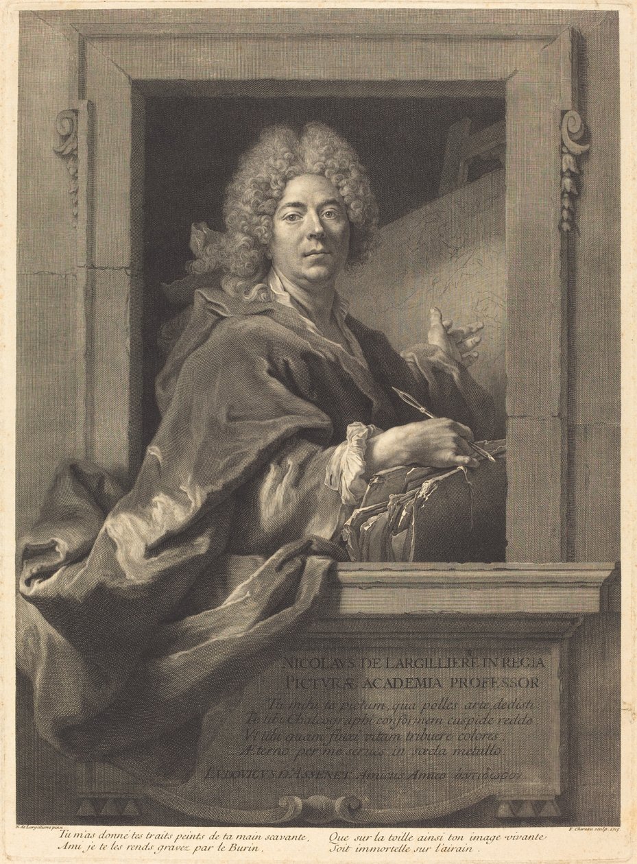 Nicolas de Largilliere alkotó: François Chereau I after Nicolas de Largillierre